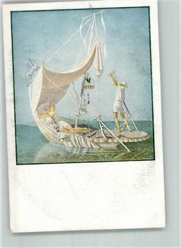 Lendecke Otto Mitglied der Wiener Werkstätte Nr 2 Das Liebesboot