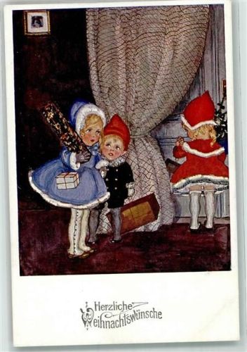 Serie Nr 22 151 Galerie Wiener Künstler Glückwunsch Weihnachten Singer, Susi