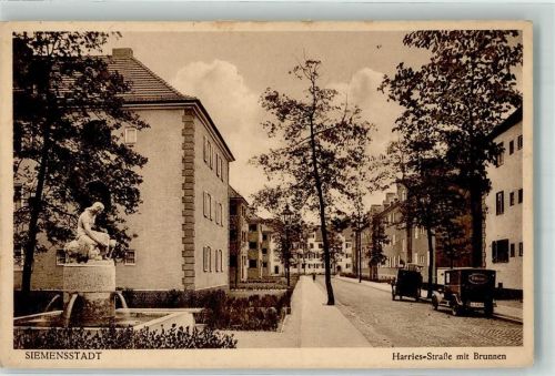 10115 W1000 Siemensstadt - Harries Straße mit Brunnen