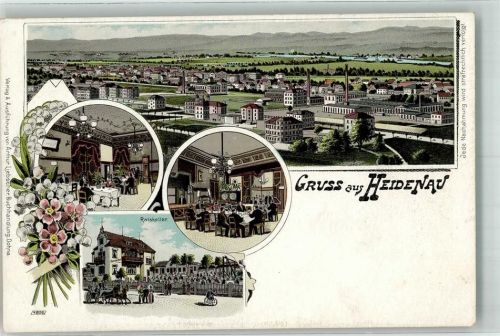 Heidenau Gasthaus Ratskeller Speisezimmer Gastraum Fabrikanlage