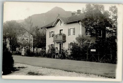 Grassau Wohnhaus Fahrrad Ort lt. Verlag
