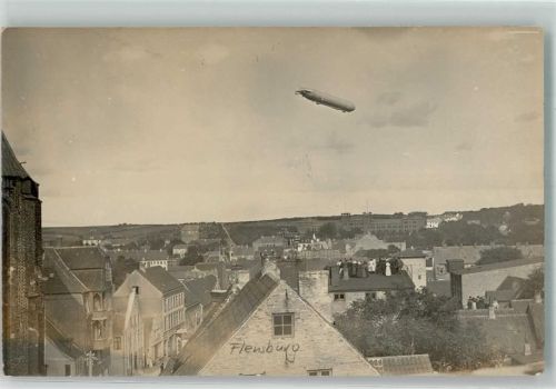 Flensburg Zeppelin über Flensburg