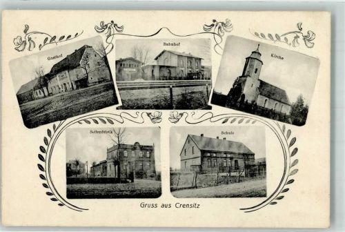 Krensitz Gasthaus Bahnhof Kirche Seifenfabrik Schule