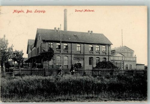 04769 O7263 Mügeln b Oschatz 1920 - Dampf Molkerei