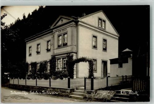01814 O8320 Schmilka Foto AK Haus Elb-Blick