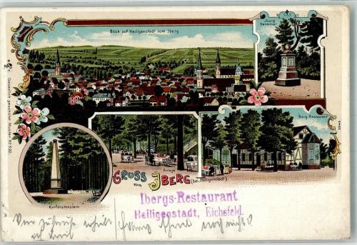 Heilbad Heiligenstadt Kurfürstenstein Iberg-Denkmal Iberg-Gasthaus Garten