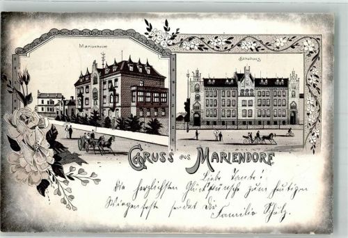 Mariendorf 1903 Marienheim Schule