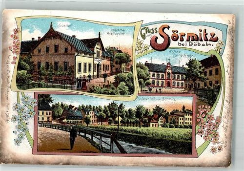 Sörmitz 1908 Sörmitz Unterer Teil Gasthaus