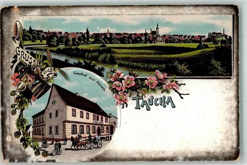 Taucha Gasthaus Zur Münze Kutsche Fahrrad
