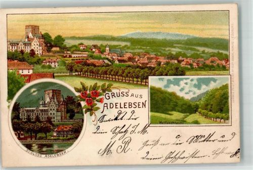 Adelebsen 1899 Schloss Wolfsschlucht