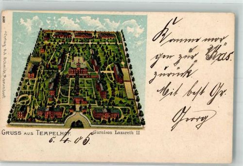 Tempelhof 1905 Garnision Lazarett II