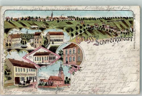 Schmerkendorf 1900 Rittergut Gasthaus Keilberg Neue Schule