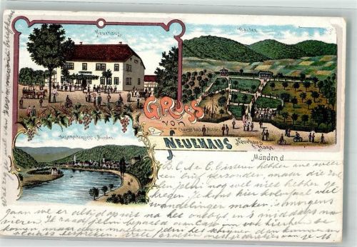 Münden 1903 Gasthaus Neuehaus