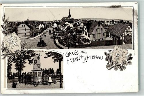 Hessisch Lichtenau Kriegerdenkmal Wappen