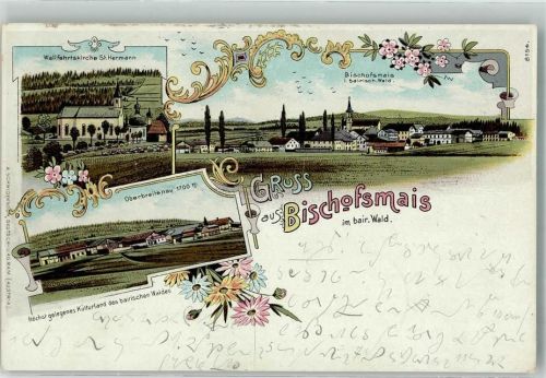 Bischofsmais 1902 Oberbreitenau Wallfahrtskirche St. Hermann