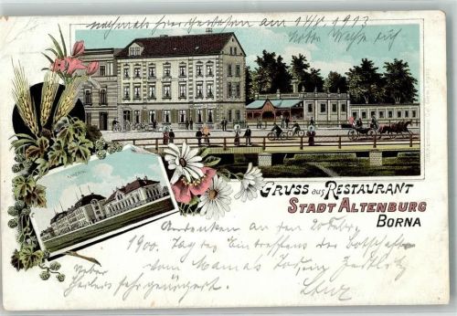 Borna Kaserne Gasthaus Stadt Altenburg Kutsche Fahrrad
