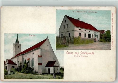 Sieniawa Zarska Schönwalde - Kirche