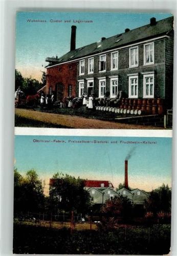 Dhünn Obstkrautfabrik Weber Wohnhaus Lager Contor