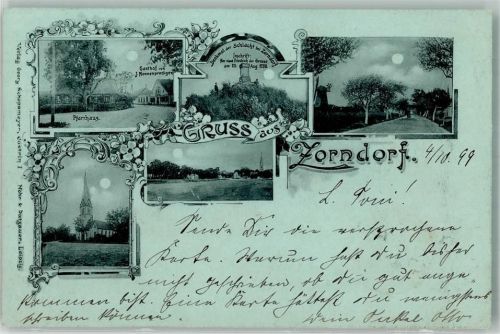Zorndorf Sarbinowo 1899 - Pfarrhaus Denkmal der Schlacht