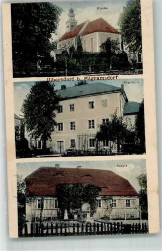 Ulbersdorf Kirche Pfarrhaus Schule Pilgramsdorf