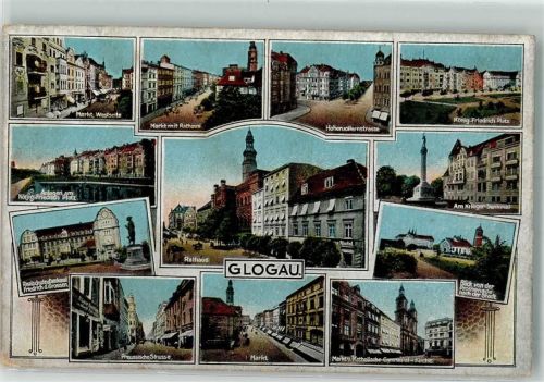Glogau Hohenzollernstrasse Preussische Strasse Markt