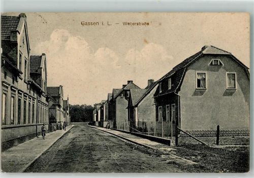 Gassen Jasien 1923 - Weberstraße
