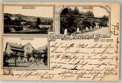 Bad Altheide Polanica Zdroj 1899 - Höllenthal Hotel Tyrolerhof