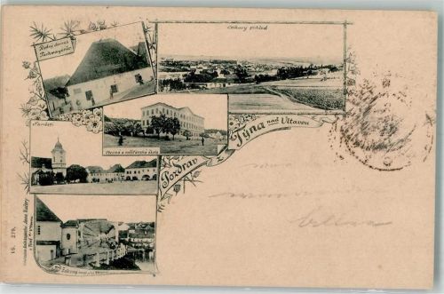 Tyn nad Vltavou 1900 Schule