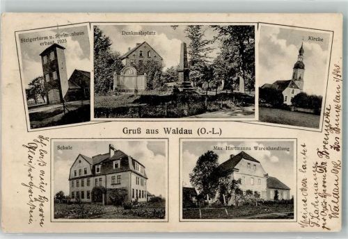 Brunzelwaldau Steigerturm u. Spritzenhaus Denkmalsplatz Schule