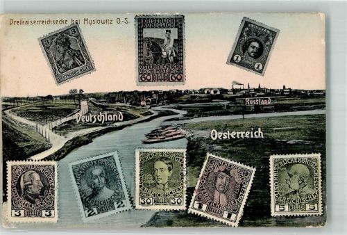Myslowitz Dreikaiserreichsecke
