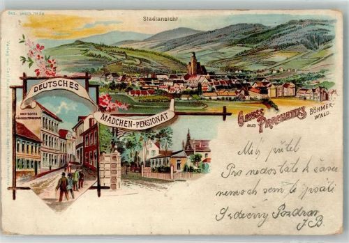 Prachatice 1900 Mädchenpensionat