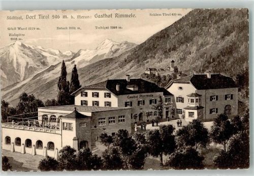 39019 Dorf Tirol Tirolo - Gasthausv Rimmele Schloss Tirol
