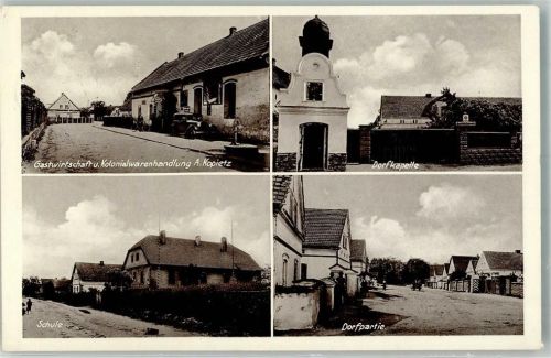 Steinbirn Gasthaus A. Kopietz Dorfkapelle Schule