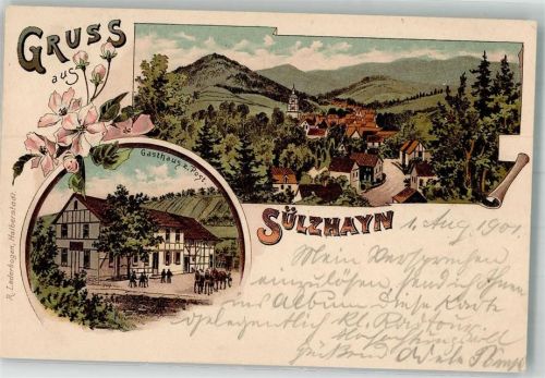 Sülzhayn 1901 Gasthaus zur Post