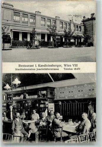 Wien 1915 Gasthaus Kandleinsberger