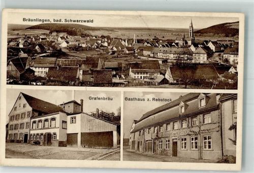 Bräunlingen Grafenbräu Gasthaus zum Rebstock