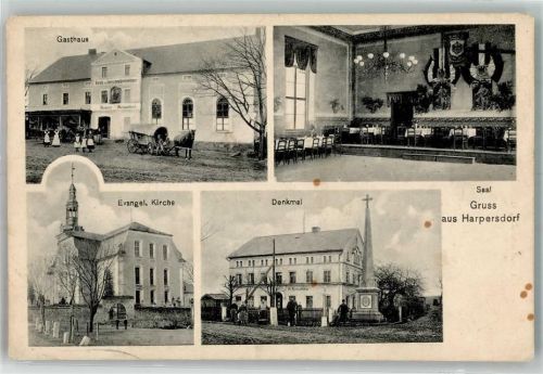 Harpersdorf Gasthaus Denkmal Ev. Kirche
