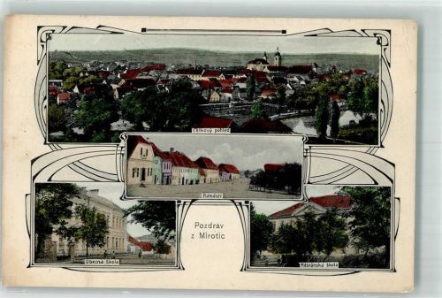 Mirotice 1906 Stadtschule