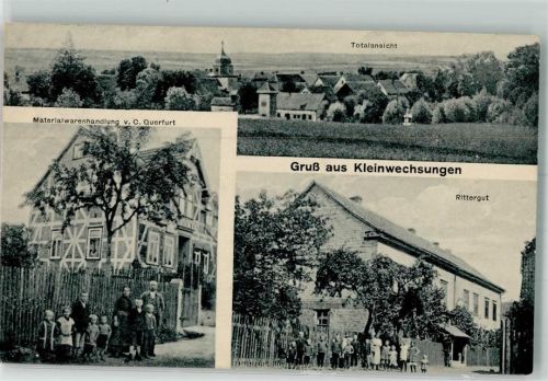 Kleinwechsungen Materialwarenhandlung Querfurt Rittergut Kinder