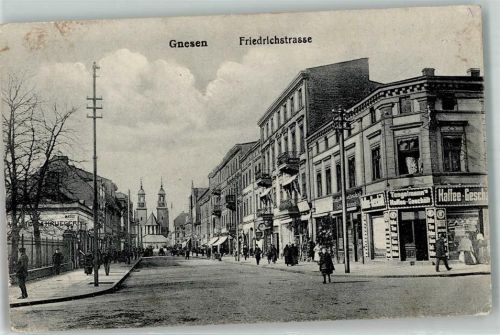 Gnesen 1917 Friedrichstraße