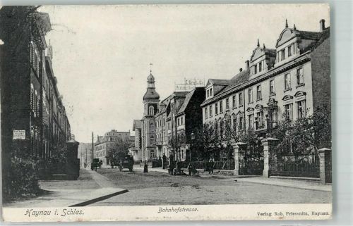 Haynau 1907 Bahnhofstraße