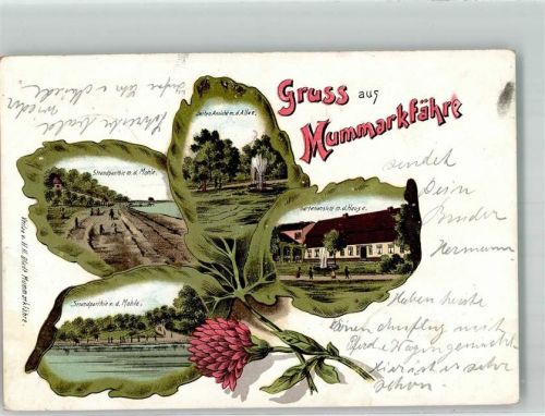 Tandslet Sogn 1902 Ort lt. Stempel Mummarkfähre