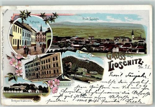 Mohelnice 1899 Loschitz Ort lt. Recherche Rathaus