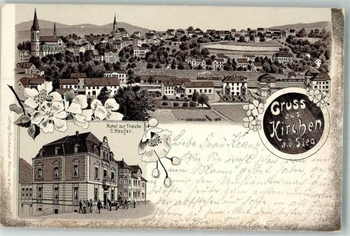 Kirchen 1904 Hotel zur Traube