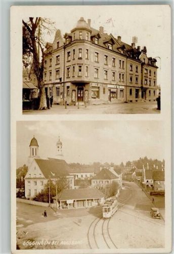 Göggingen Wohnhaus Ladengeschäft Straßenbahn