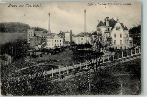 Ebersbach Villa und Fabrik Wünsche's Erben