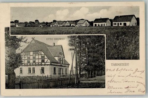 Tarmstedt Wohnhaus Otto Drewes Bahnpost Bremen-Tarmstedt Zg. 5