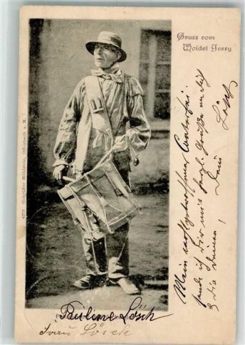 35625 W6338 Rechtenbach , Hess 1902 - Woidel Jeffy Trommler Ort lt. Stempel