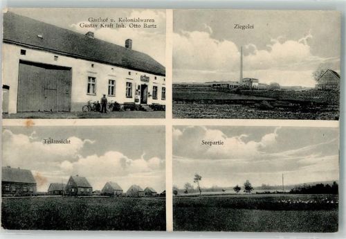 Arnswalde Choszczno 1931 - Hitzdorf Gasthaus Kraft Ziegelei
