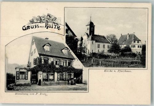 Ruit 1916 Handlung Fritz Pfarrhaus Ruiter Kirche